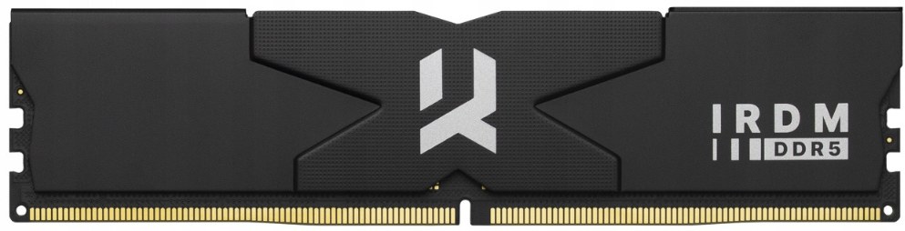 Память DDR Goodram DDR5 64Gb 6000Hz IRDM Black 2x32 (IR-6000D564L30/64GDC) - Фото 1