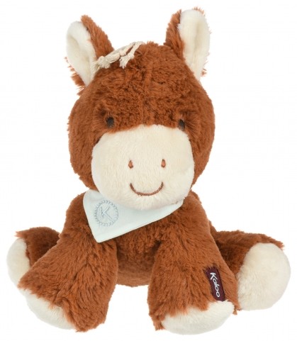 Мягкая игрушка животное Kaloo Les Amis Лошадка мокко 25 см (K963002) - Фото 1