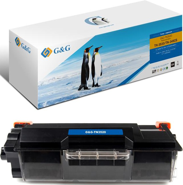 Картридж для лазерних принтерів/БФП G&G для Brother HL-L6400DW, MFC-L6900DW (20 000стр) (G&G-TN3520) - Фото 1