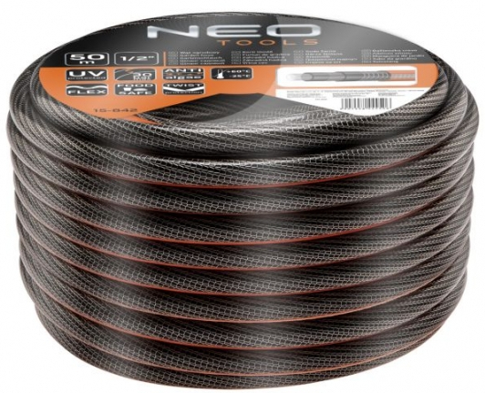 Шланг поливочный Neo Tools Professional 1/2'' (15-842) - Фото 1