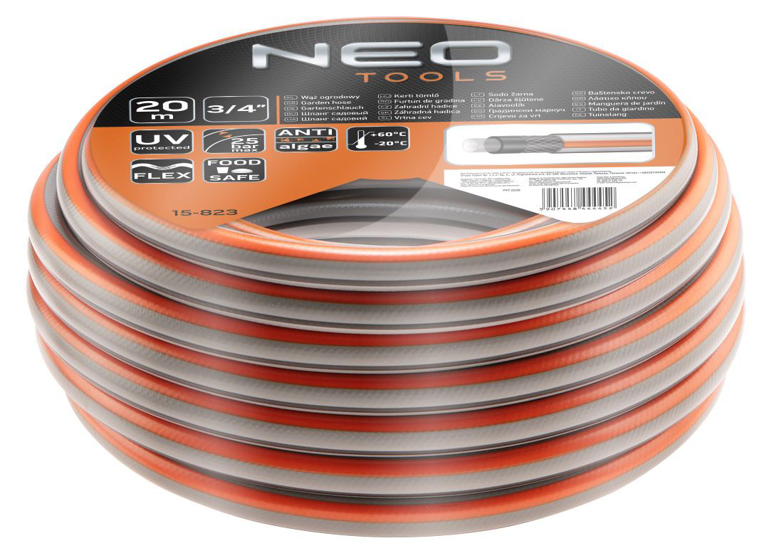 Шланг поливочный Neo Tools Optima 3/4'' (15-823) - Фото 1