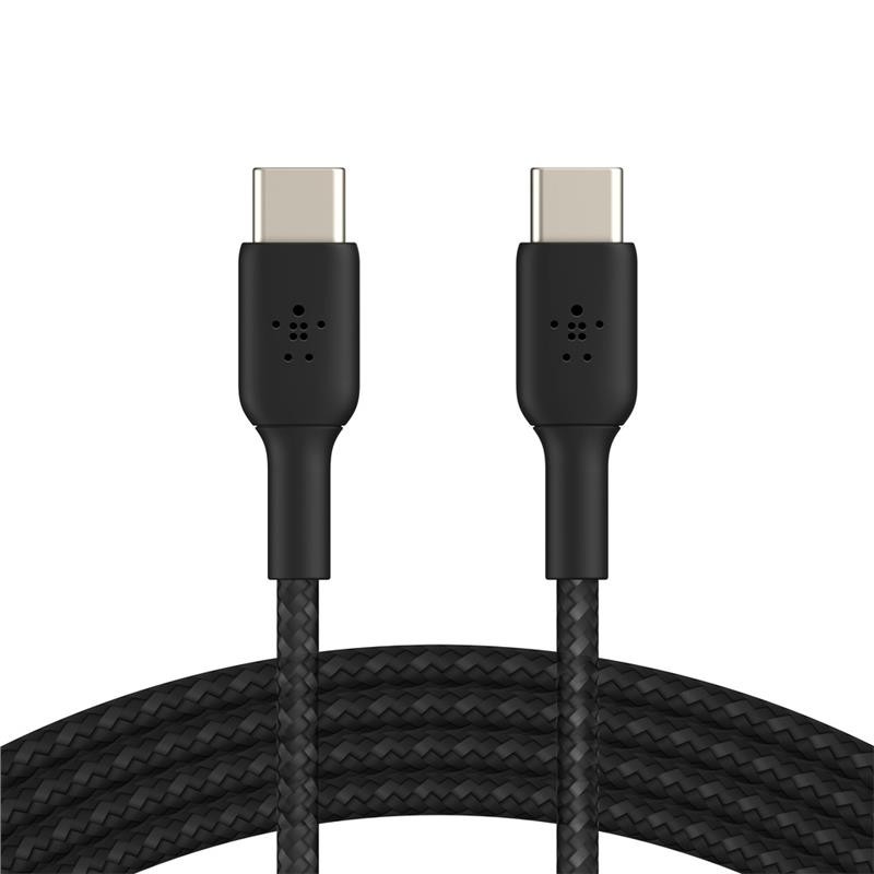 Кабель синхронізації даних Belkin USB-С-USB-С 1m Black (CAB004BT1MBK) - Фото 1