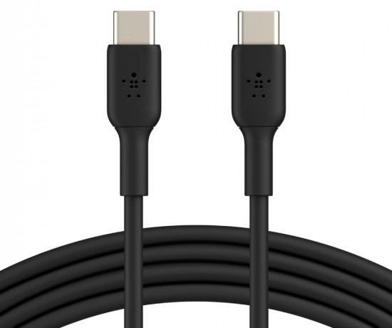 Кабель синхронизации данных Belkin USB-С-USB-С 1m Black (CAB003BT1MBK) - Фото 1