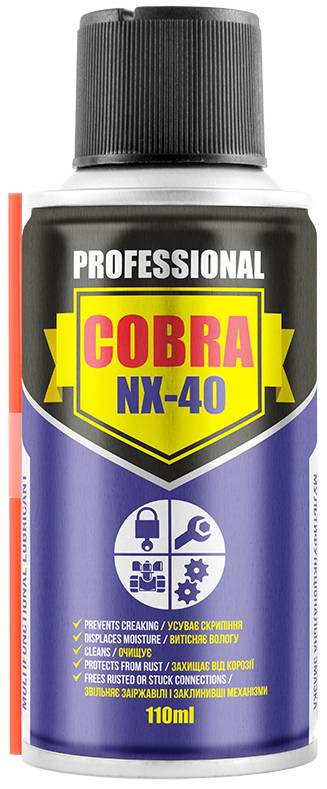 Купити Мастило для авто Cobra MULTIFUNCTIONAL LUBRICANT NX-40 110 мл (NX11400) - Фото 1 Мастило для авто Cobra MULTIFUNCTIONAL LUBRICANT NX-40 110 мл (NX11400) - Фото 1