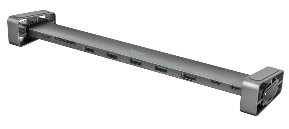 Хаб USB Trust Dalyx Aluminium 10-in-1 USB-C Multi-port Dock (23417) - Фото 1