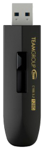 Флеш USB Team C186 128GB USB 3.0  Black (TC1863128GB01) - Фото 1