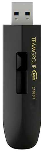 Флеш USB Team C186 32GB USB 3.0 Black (TC186332GB01) - Фото 1