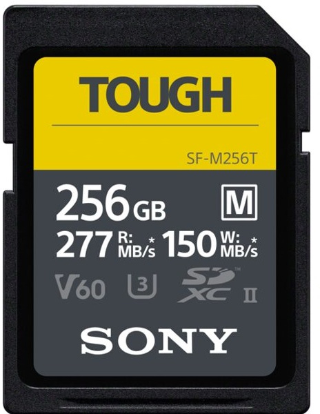 Карта памяти Sony 256GB SDXC C10 UHS-II U3 V60 R277 (SFM256T.SYM) - Фото 1