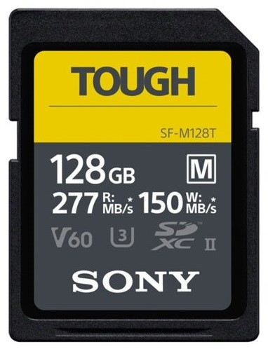 Карта памяти Sony 128GB SDXC C10 UHS-II U3 V60 R277 (SFM128T.SYM) - Фото 1