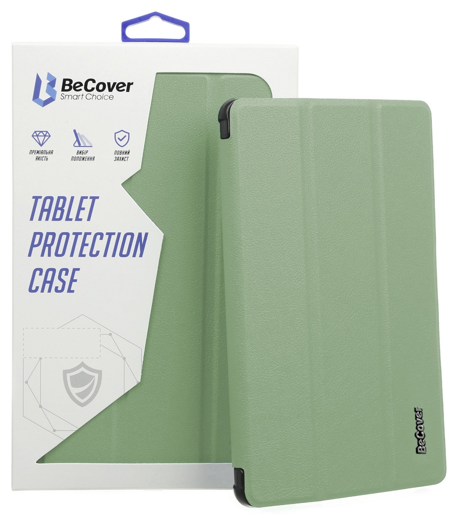 Чохол для планшету BeCover Direct Charge Pen з кріпленням Apple Pencil for Apple iPad mini 6 2021 Green (706786) - Фото 1