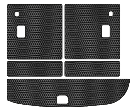 EVA килимок в багажник авто EVAtech для Santa FE (CM) Restyling (Floor Gas Pedal) 7 seats (3 clips) Hyundai 2010-2012 2 покоління SUV EU (HY13311BE5RBB) - Фото 1