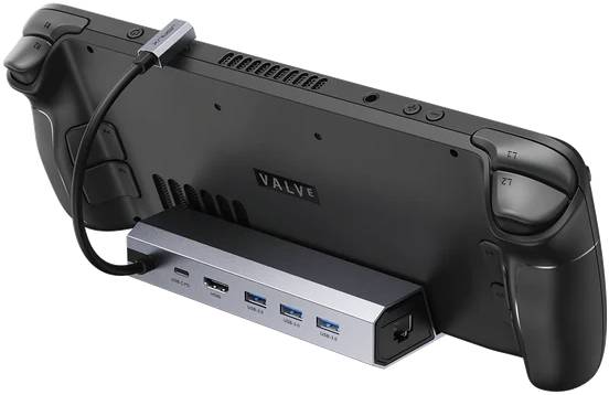 Хаб USB JSAUX 6-в-1 for Steam Deck/OLED/ROG Ally/Legion Go (HB0603) - Фото 1