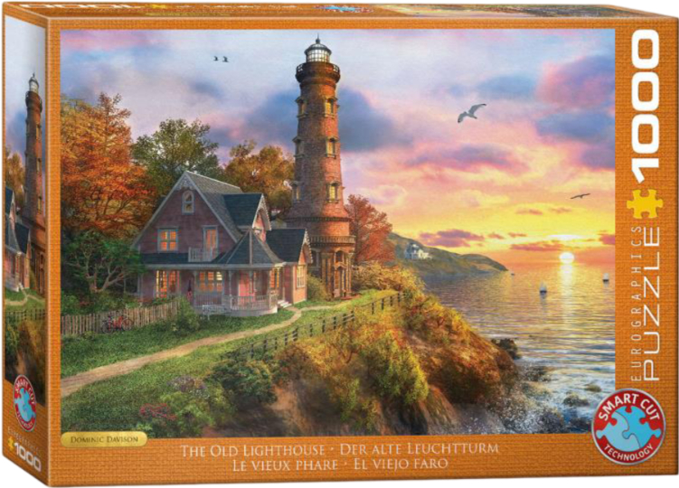 Пазли картонні (8 +) EuroGraphics Старий маяк Домінік Девісон 1000 ел. (6000-0965) - Фото 1