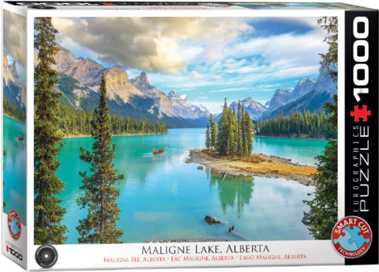 Пазли картонні (8 +) EuroGraphics Озеро Малайн, Альберта 1000 ел. (6000-5430) - Фото 1