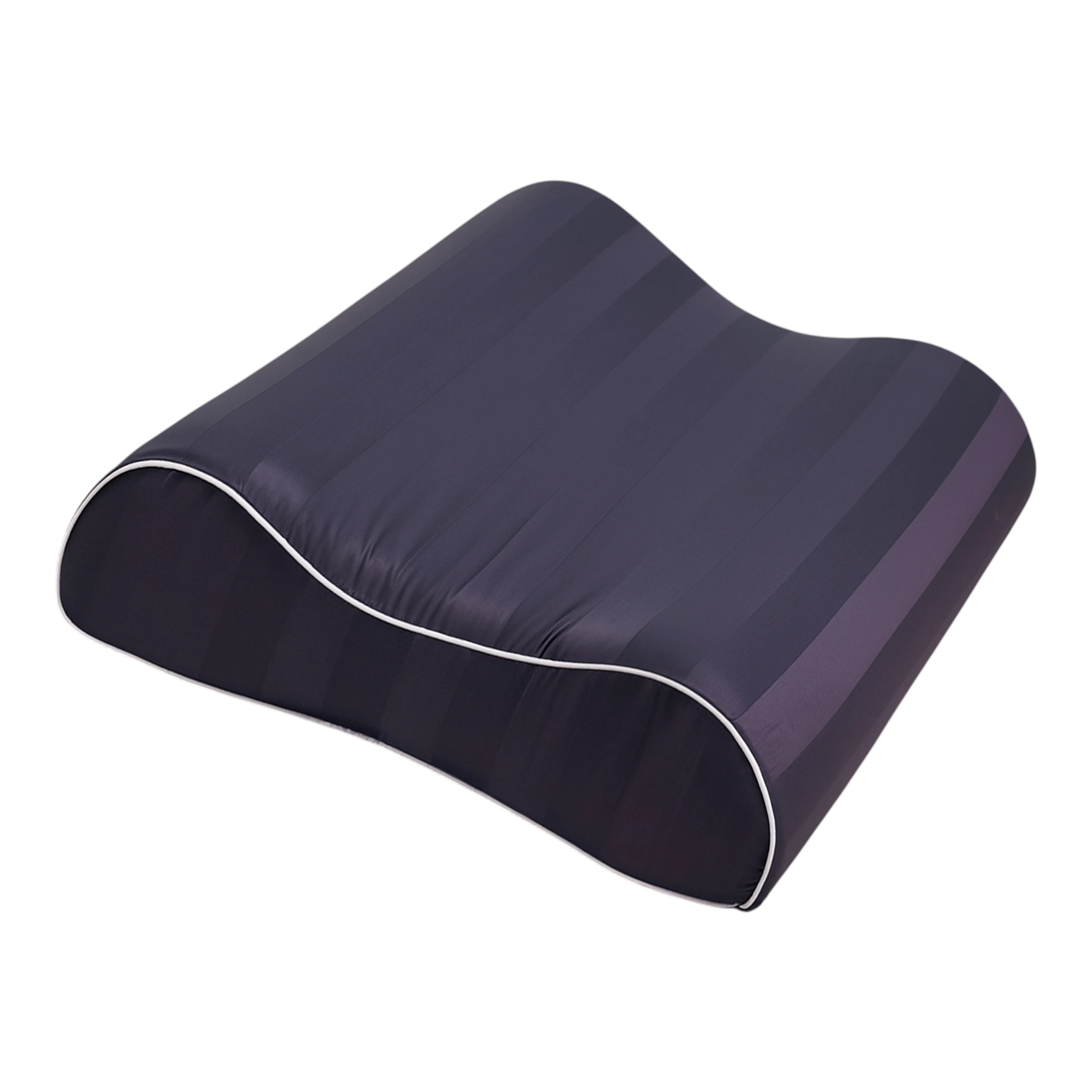 Подушка ортопедична MirSon №6005 Noble stripe Graphite 58х40х10.5 (2200003260878) - Фото 1