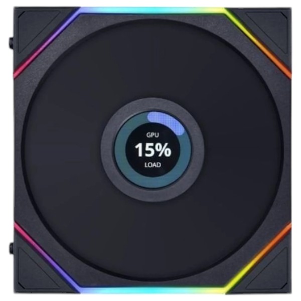 Корпусный вентилятор Lian Li TL LCD 120-1 Black (G99.12TLLCD1B.00) - Фото 1