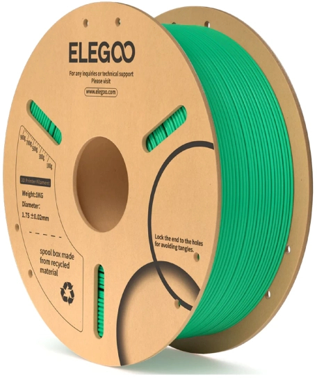 Нитка для PLA-картриджа Elegoo Filament 1.75 мм морський зелений (50.203.0108) - Фото 1