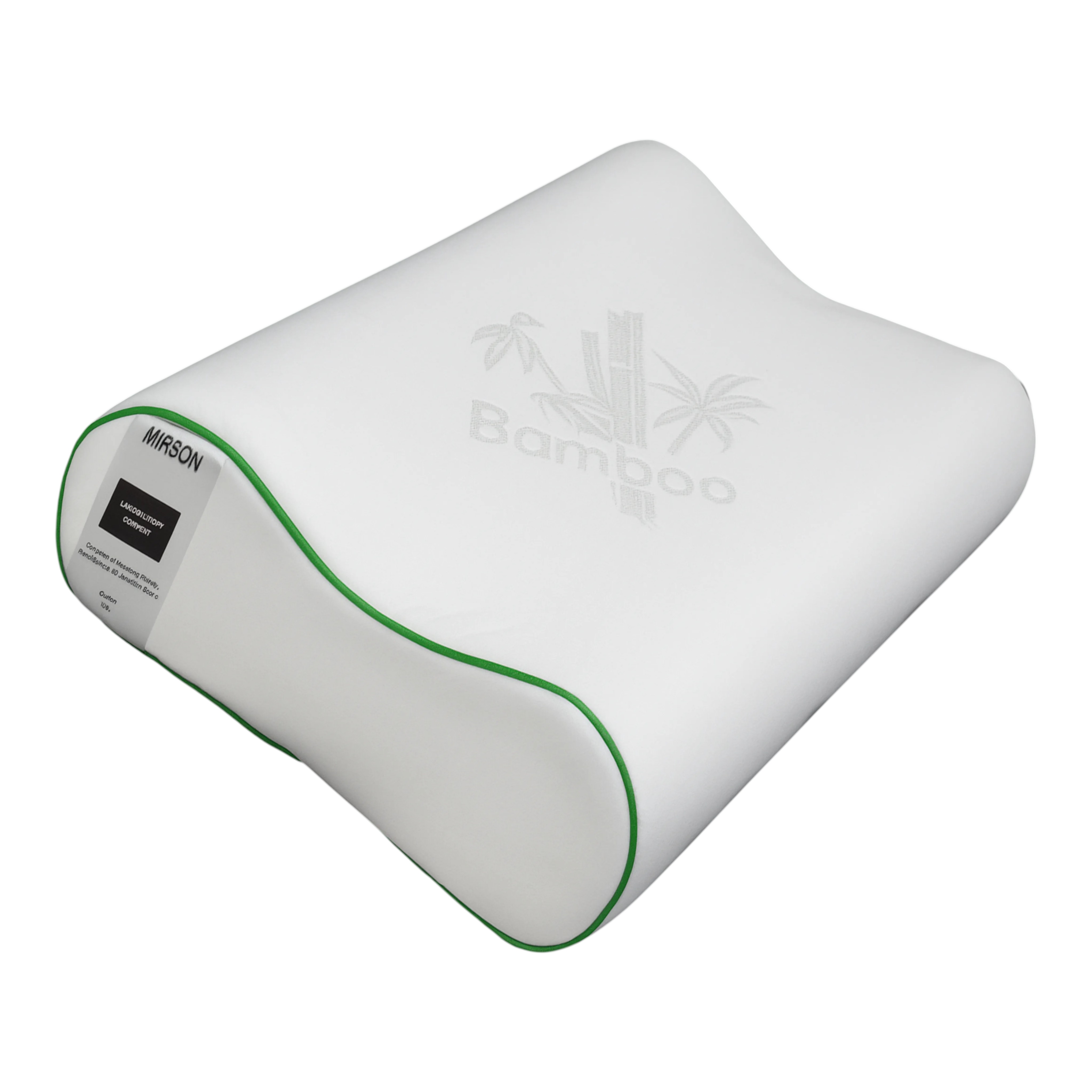 Подушка ортопедична MirSon №6016 Green nature Julia 58х40х10.5 (2200003261165) - Фото 1