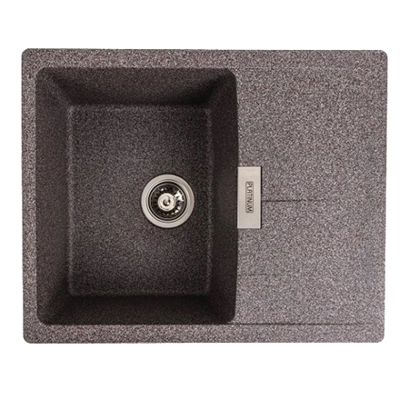 Мойка кухонная Platinum 6250 ZIRKONE матовый Микс - Фото 1