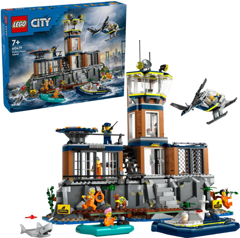 Конструктор LEGO City Поліцейський острів-в'язниця (60419) - Фото 1