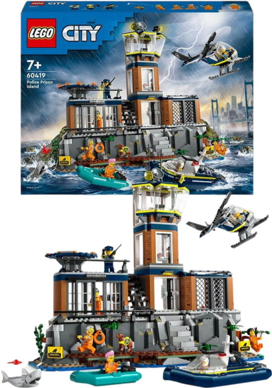Конструктор LEGO City Полицейский остров-тюрьма (60419) - Фото 1