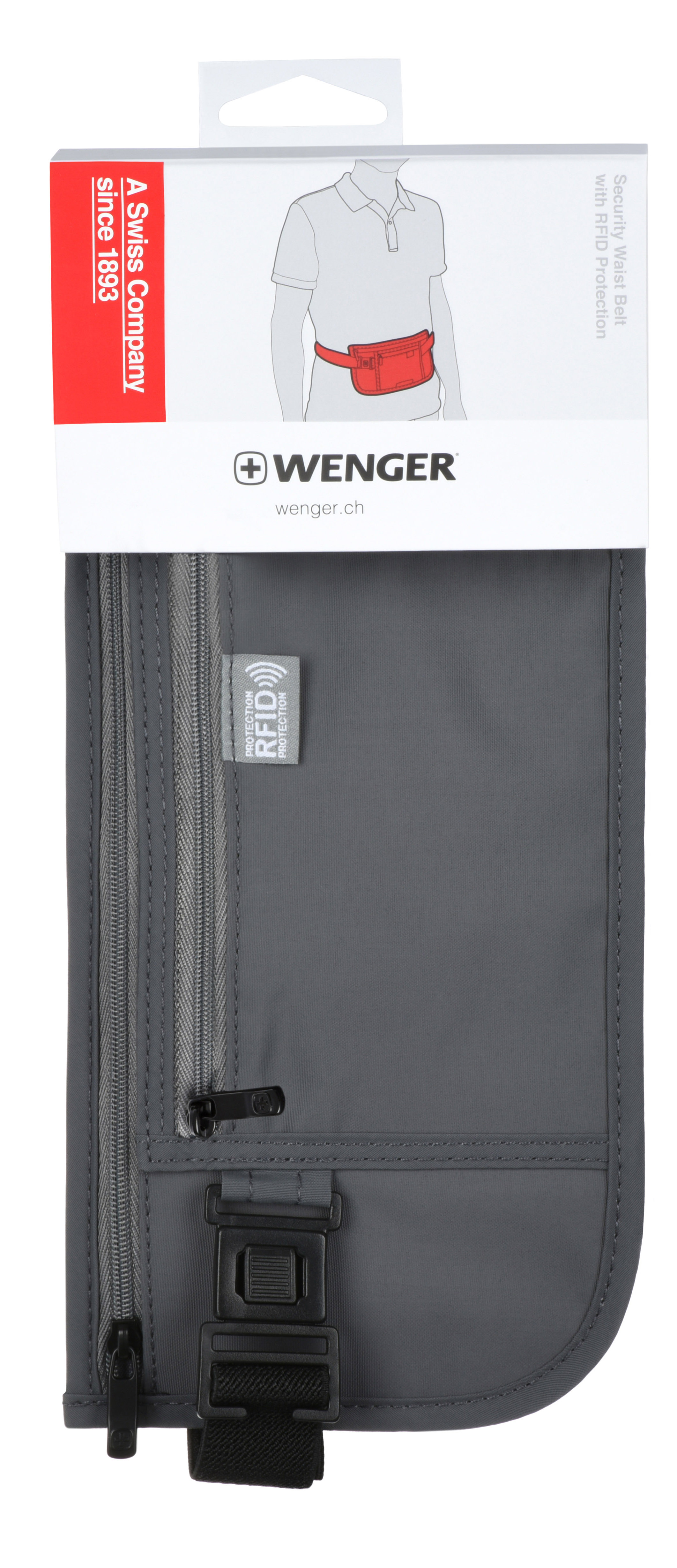 Security Waist Belt Wenger Security RFID Gummed Waist Belt