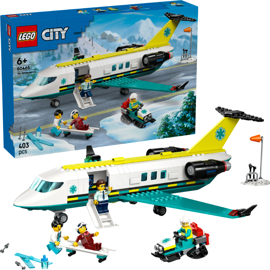 Конструктор LEGO City Літак швидкої медичної допомоги (60465) - Фото 1