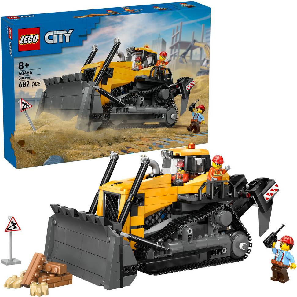 Купити Конструктор LEGO City Жовтий бульдозер (60466) - Фото 1 Конструктор LEGO City Жовтий бульдозер (60466) - Фото 1