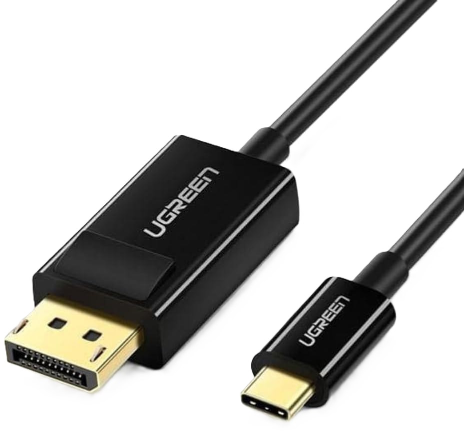 Кабель синхронізації даних UGREEN MM139 USB-C to DisplayPort 4K@30Hz 1.5m Black (50994) - Фото 1