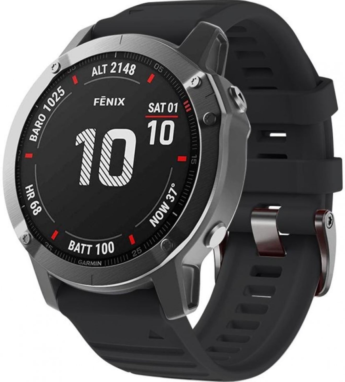 Ремешок для смарт-часов Armorstandart Silicone 22mm for Garmin Fenix 5/6/7/7 Pro Black (ARM60796) - Фото 1