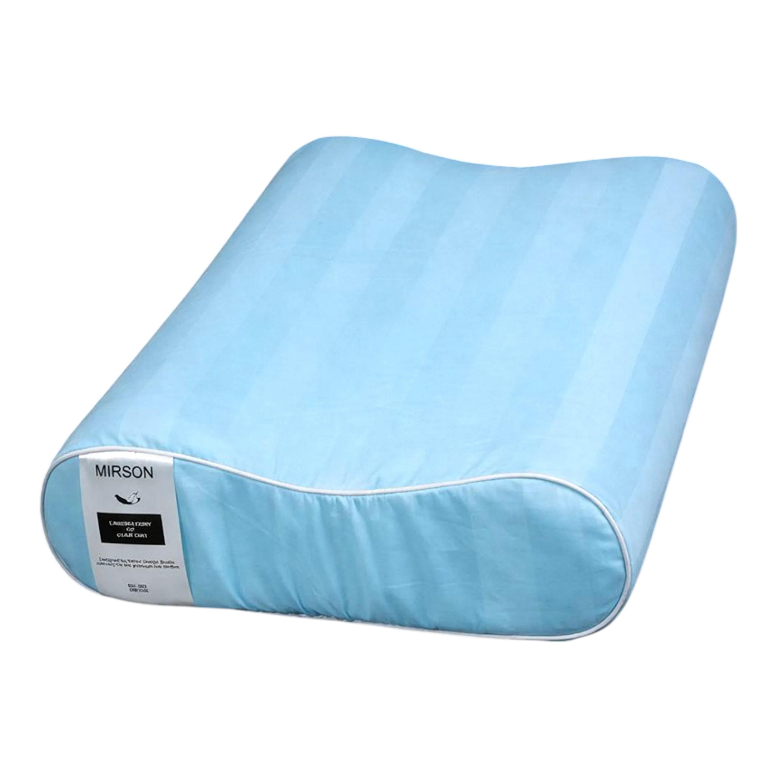 Подушка ортопедична MirSon №6085 Noble stripe Valentino 49х32х10.5 (2200003262391) - Фото 1