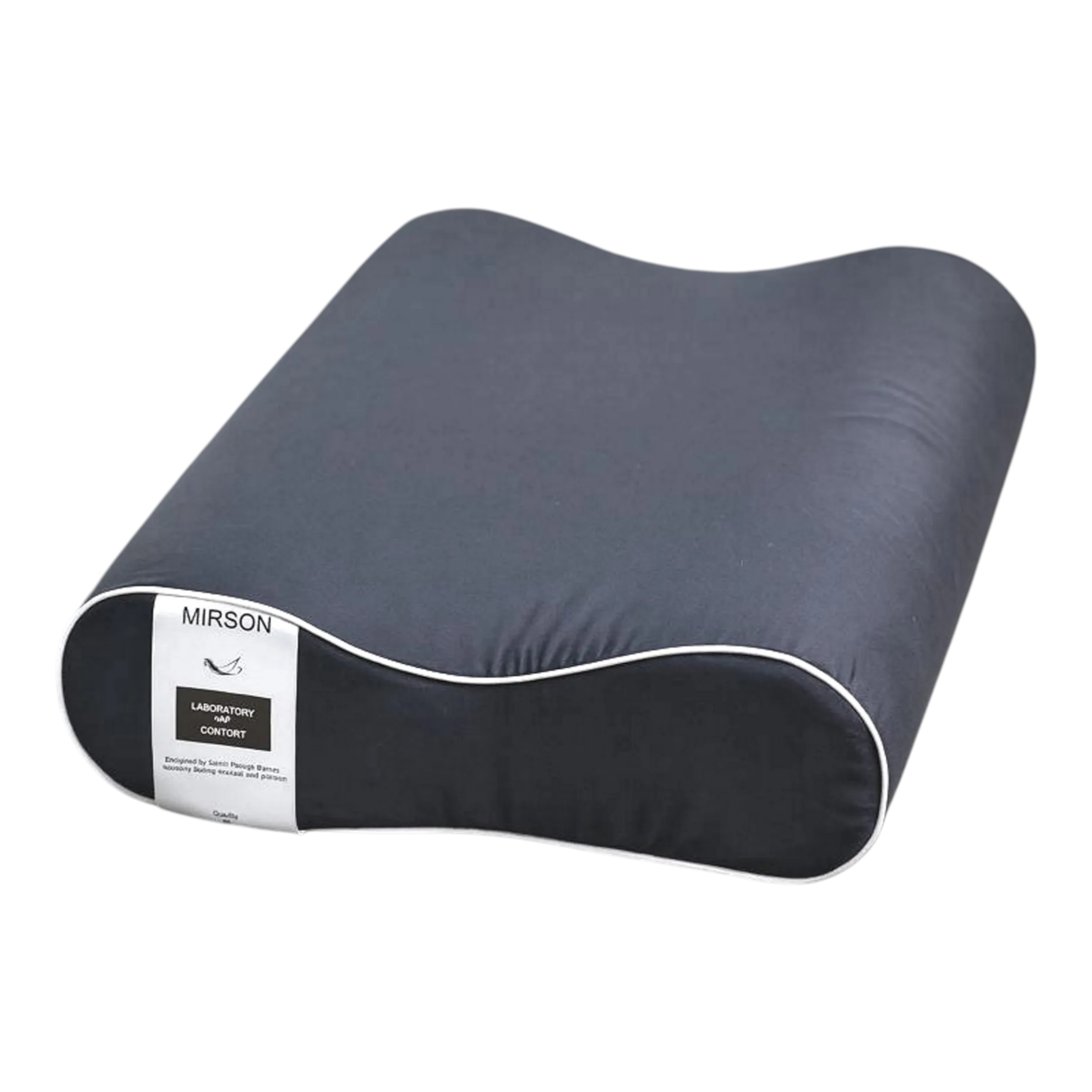 Подушка ортопедична MirSon №6091 Delicate satin Iron grey 49х32х10.5 (2200003262452) - Фото 1