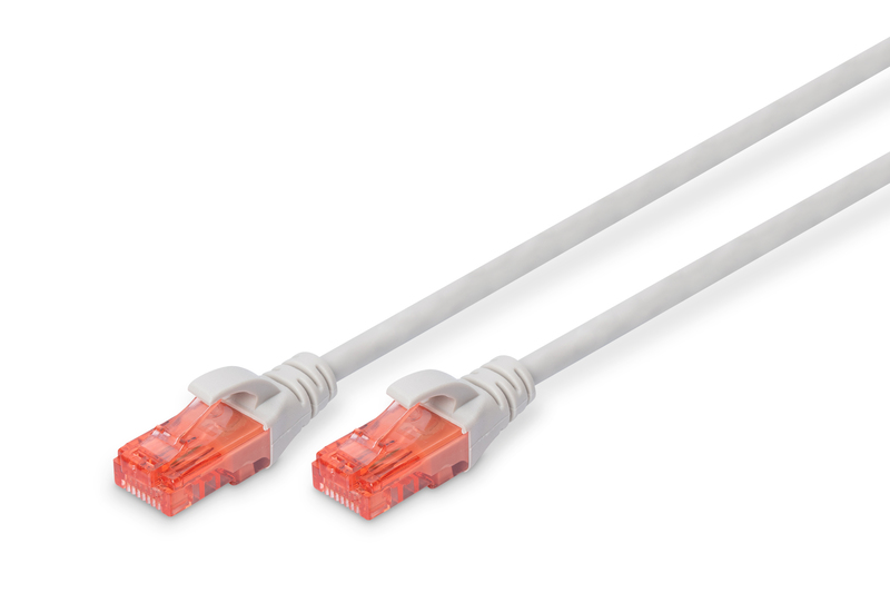 Кабель патч-корд Digitus CAT 6 UTP 15 м AWG 26/7 Cu LSZH Gray (DK-1617-150) - Фото 1