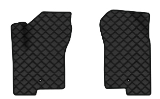 Килимки з екошкіри в салон авто передні EVAtech ECO для Patriot (MK74) Jeep 2006-2011 1 покоління SUV USA (JP1760AD2LA2BBB) - Фото 1