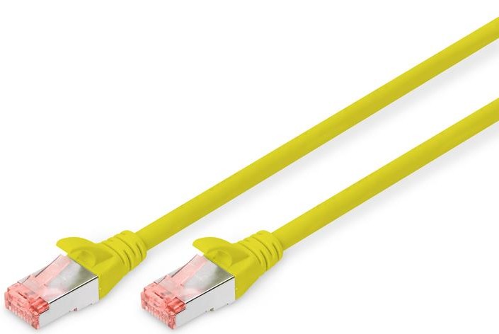 Кабель патч-корд Digitus Cat 6 S-FTP 5m Yellow (DK-1644-050/Y) - Фото 1