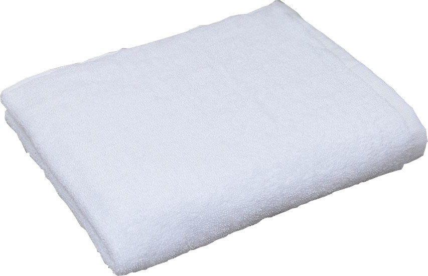 Рушник для обличчя GM Textile махровий білий 50х90 - Фото 1