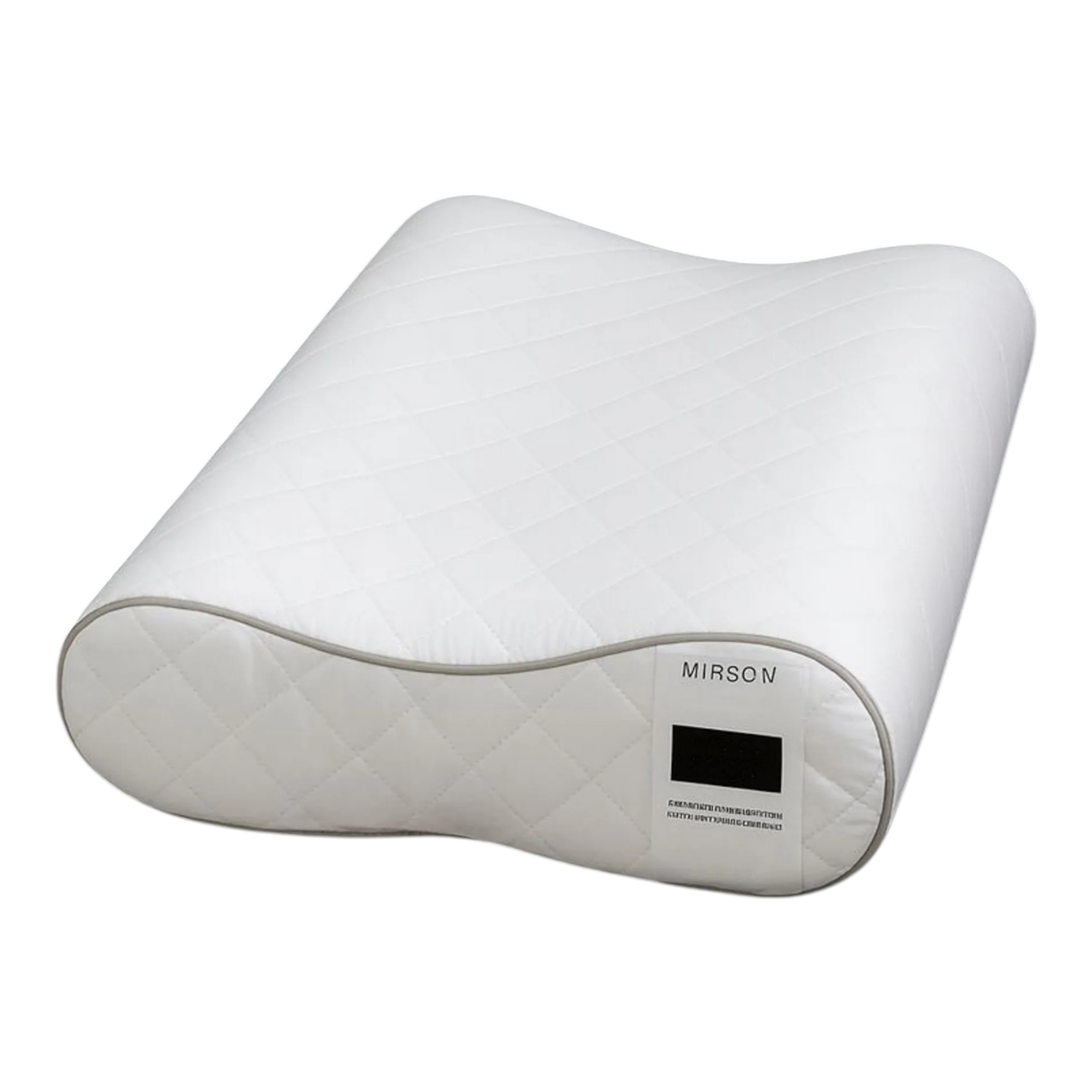 Подушка ортопедична MirSon №6104 Steep Line Silver 49х32х10.5 (2200003262582) - Фото 1