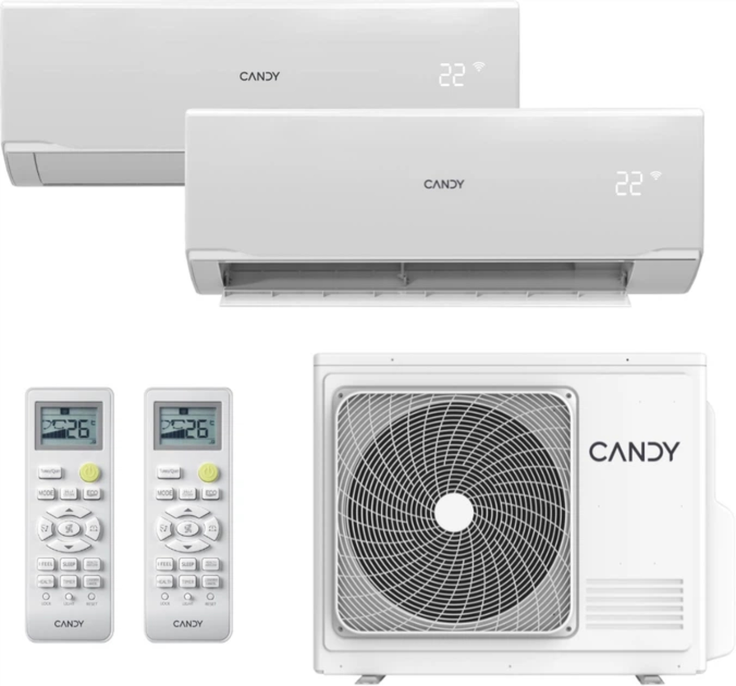 Купить Кондиционер сплит Candy CY-09RAIN-A/CY-2M14AOUT-A - Фото 1 Кондиционер сплит Candy CY-09RAIN-A/CY-2M14AOUT-A - Фото 1