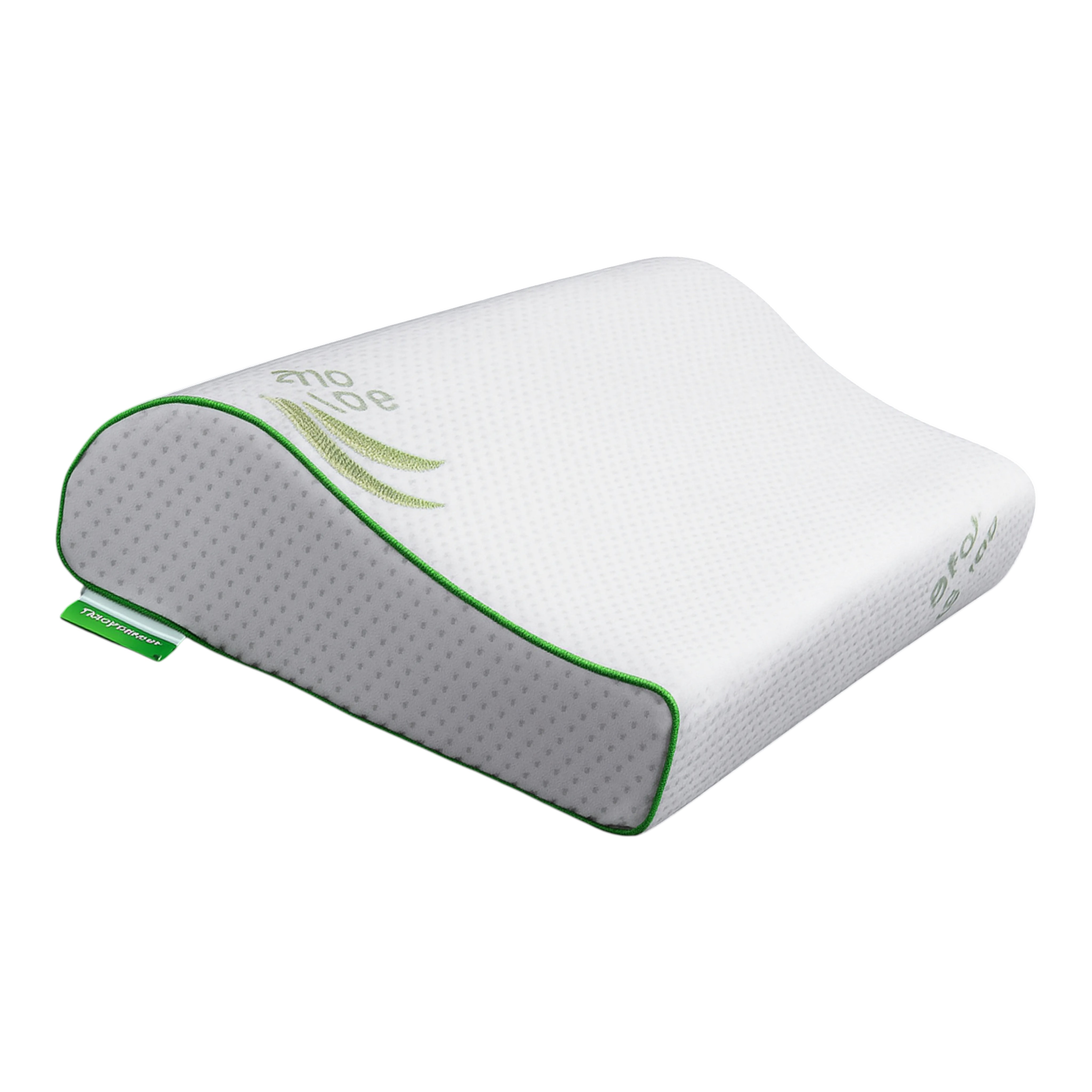 Подушка ортопедична MirSon №6122 Green nature Dorotea Kiddy 50х29х5/8 (2200003262766) - Фото 1