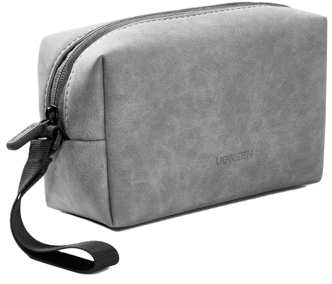 Органайзер для хранения кабелей UGREEN LP285 Electronics Accessories Storage Bag with Lanyard Gray (80520) - Фото 1
