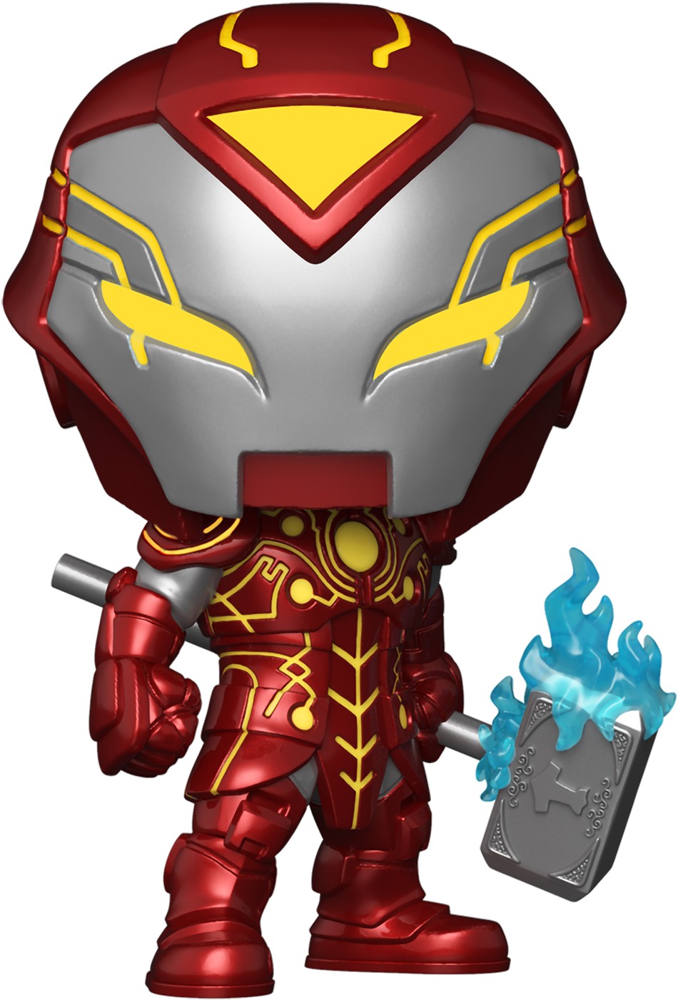 Коллекционная фигурка FUNKO POP! Bobble Marvel Avengers Infinity Warps Iron Hammer 52005 (FUN25491116) - Фото 1