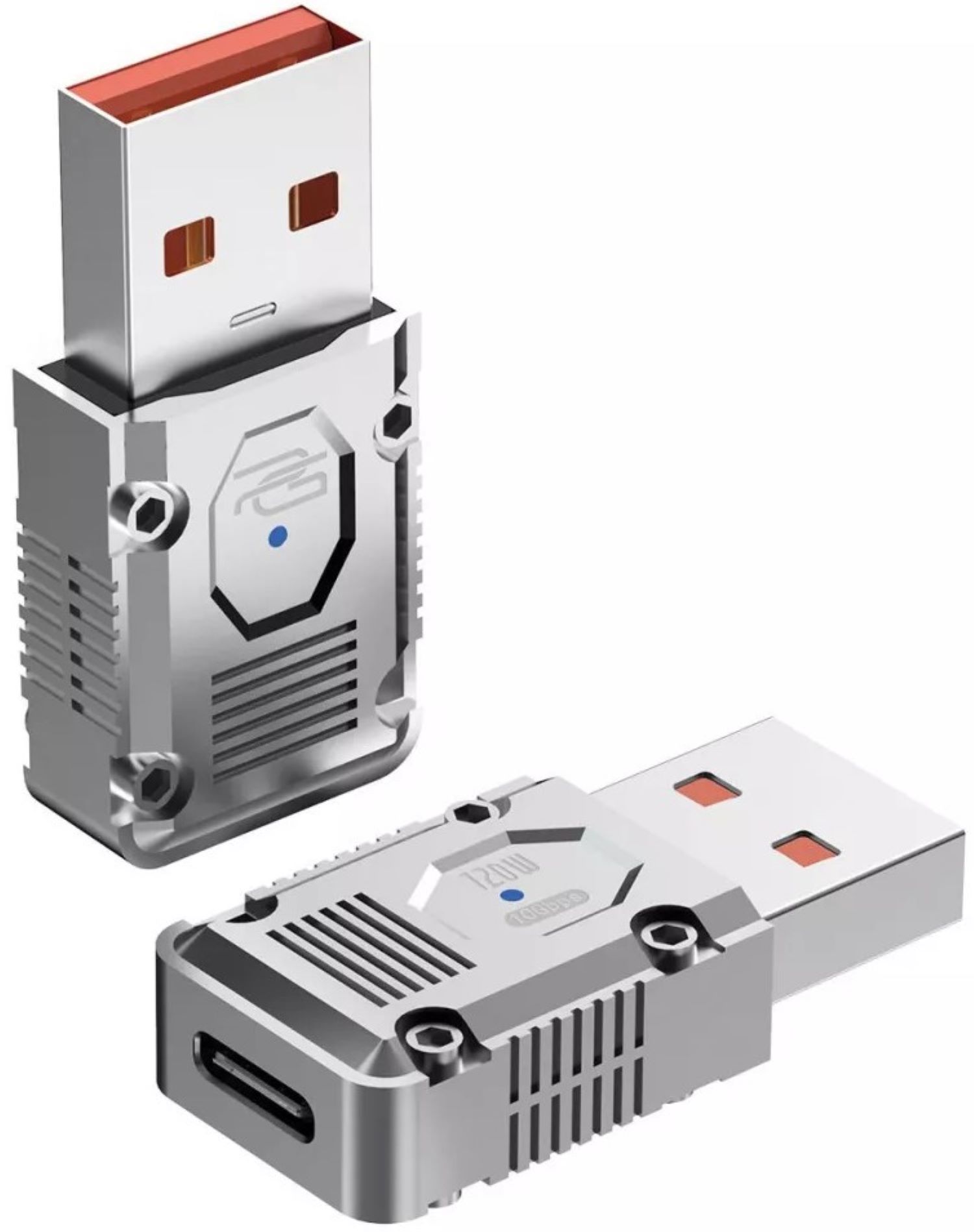 Переходник Proove Gaming Matrix OTG Type-C to USB silver (HBMA00012006) - Фото 1