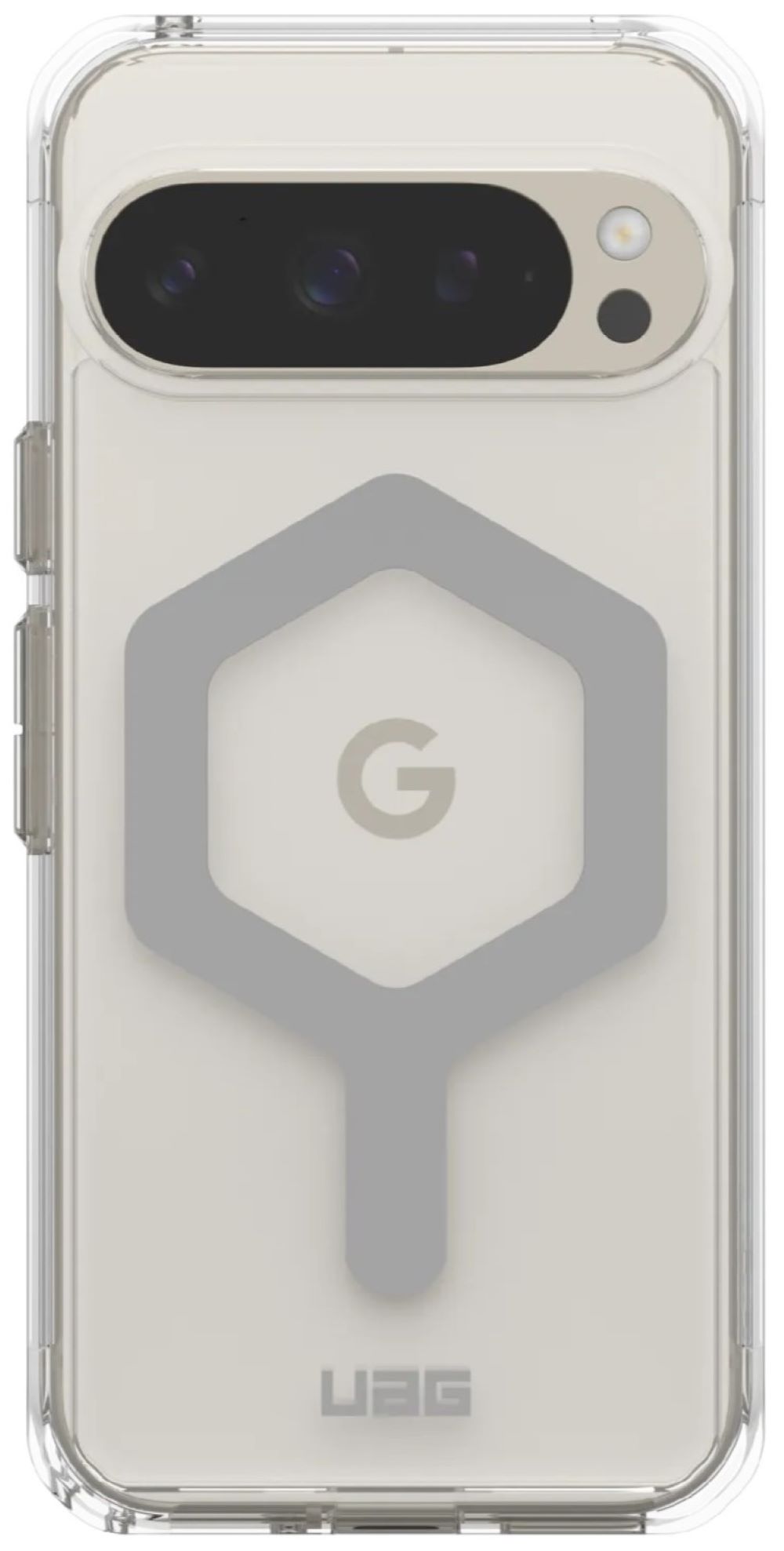 Чехол для смартфона UAG for Google Pixel 9 Pro, Plyo Pro Magnetic, Ice/Silver (614458114333) - Фото 1