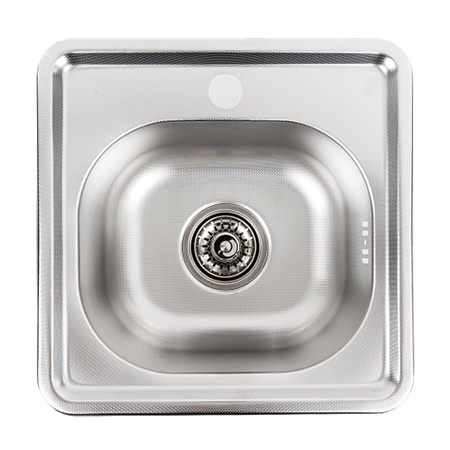 Мойка кухонная Platinum ДЕКОР 3838 (0,6/160 мм) - Фото 1