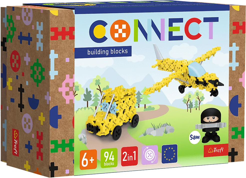 Пазли (5-7 років) Trefl Connect 2в1 94 дет. (19690) - Фото 1