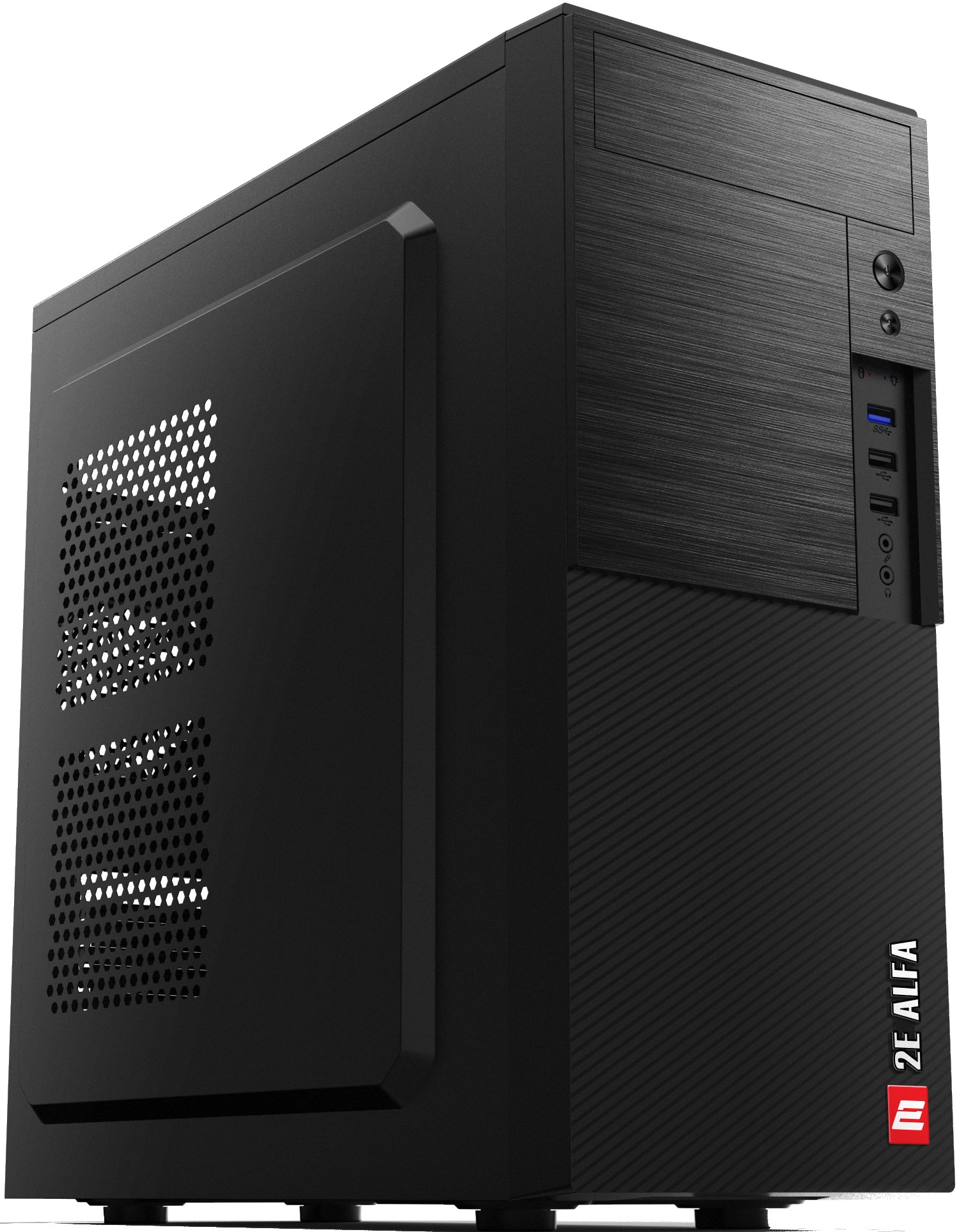 Корпус 2E ALFA MidT, 2xUSB2.0, 1xUSB3.0 без БП (2E-E190-3U) - Фото 1