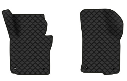 Коврики из экокожи в салон авто передние EVAtech для Octavia A5 (AT, 8 clips) Skoda 2004-2013 2 поколение Combi EU (SK12160AD2TL4BBB) - Фото 1