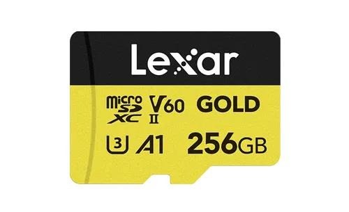 Карта памяти Lexar MICRO SDXC 256GB UHS-II GOLD (LMSGOLD256G-BNNNG) - Фото 1
