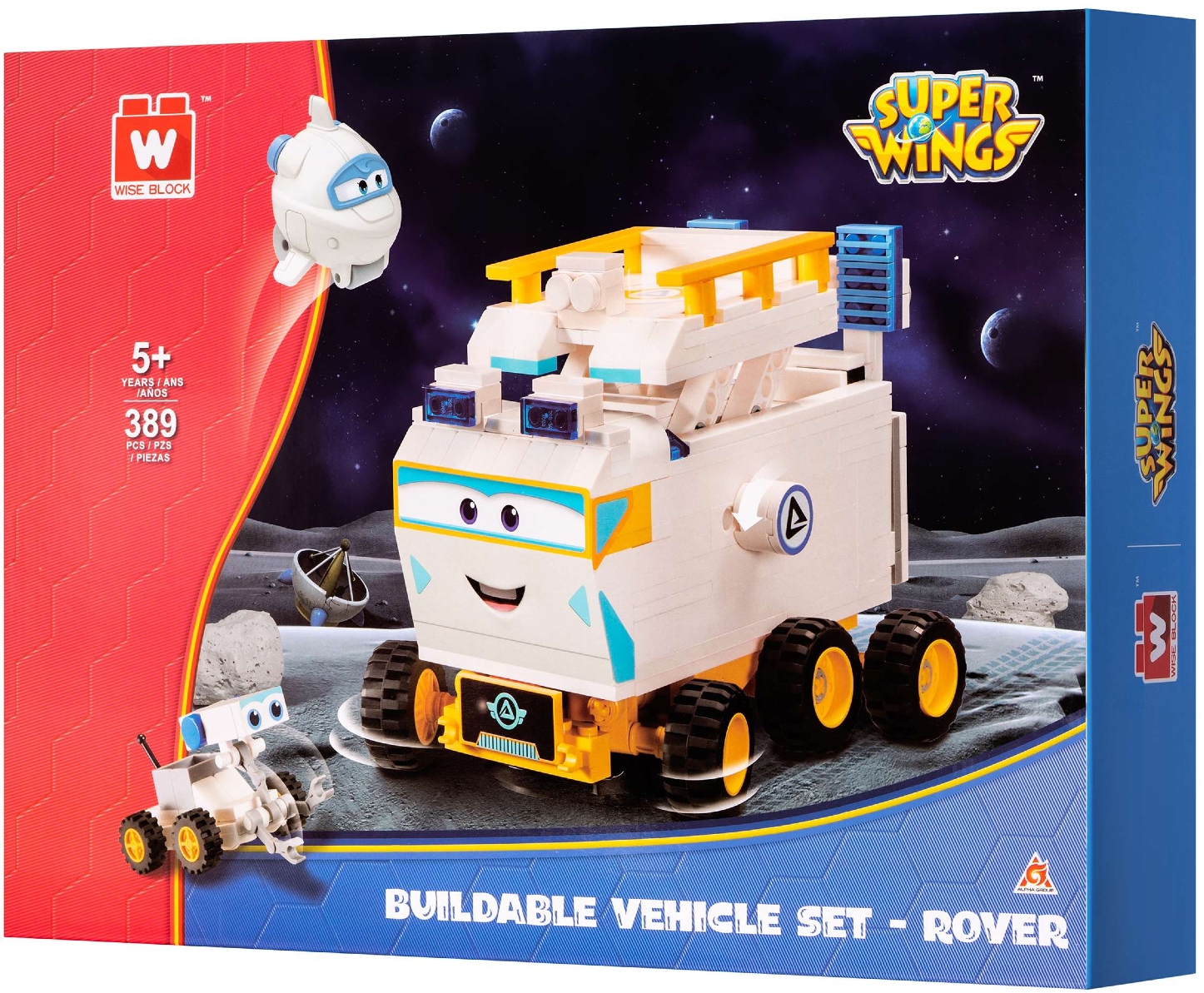 Пластиковый конструктор Super Wings Small Blocks Buildable Vehicle Set Rover Ровер (EU385013) - Фото 1