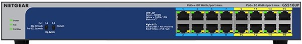 Коммутатор локальной сети (Switch) Netgear GS516UP-100EUS - Фото 1